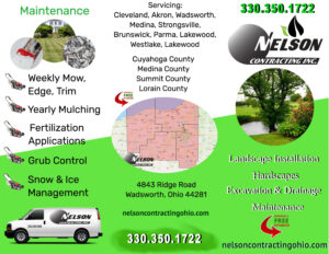 nelson contracting Wadsworth, Cleveland, Akron Landscaping